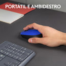 Mouse sem fio Logitech M170 com Design Ambidestro Compacto, Conexão USB e Pilha Inclusa - Preto