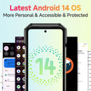 Ulefone Armor 27T Pro 5G Rugged Phone with Thermal Image Camera, MTK Dimensity 6300 5G, 24GB+256GB, 50MP+64MP+32MP, Android 14, 6.78โ, 10600mAh/Wireless Charge, uSmart, GPS/NFC Unlocked Smartphone