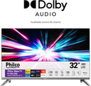 Smart TV 32" Philco LED Roku Tv HD Dolby Audio P32CRA