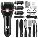 Rechargeable Electric Callus Remover with LED and Roller Heads