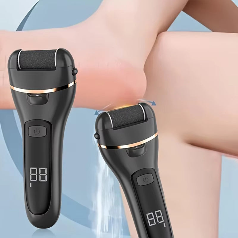 Rechargeable Electric Callus Remover with LED and Roller Heads