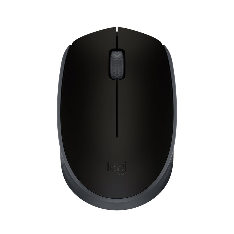 Mouse sem fio Logitech M170 com Design Ambidestro Compacto, Conexão USB e Pilha Inclusa - Preto