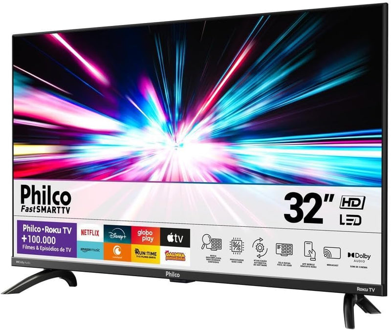 Smart TV 32” Philco LED Roku TV PTV32G7PR2CGB