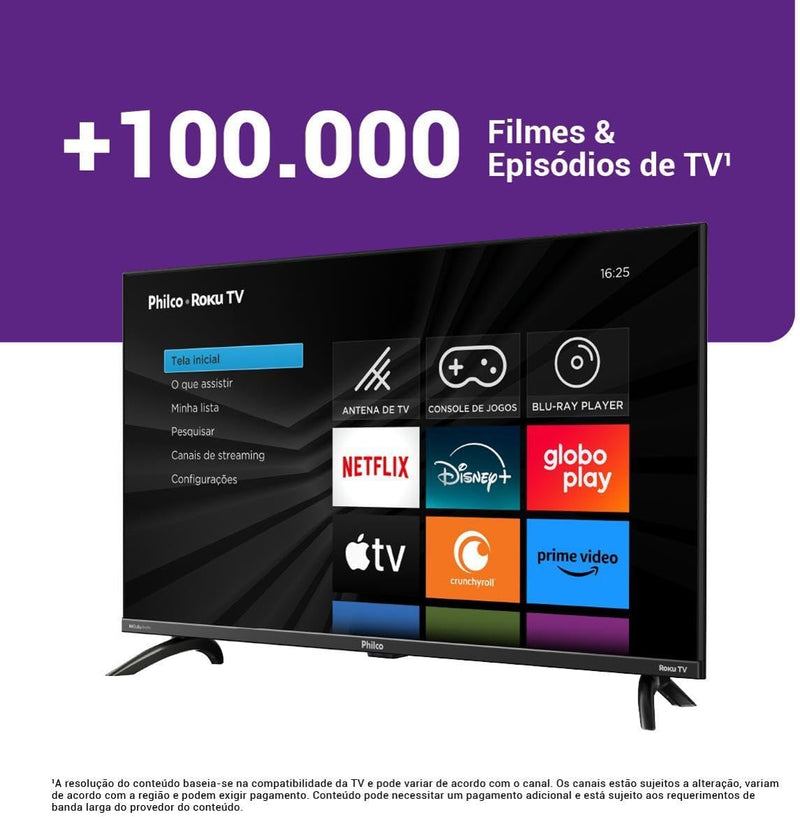 Smart TV 32” Philco LED Roku TV PTV32G7PR2CGB