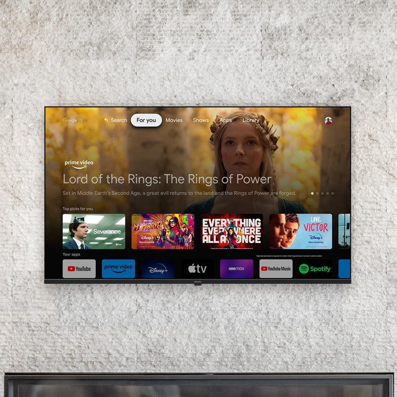 PHILIPS, Smart TV, 55'' 4K UHD, 55PUG7019/78, Google TV, Comando de Voz, HDR
