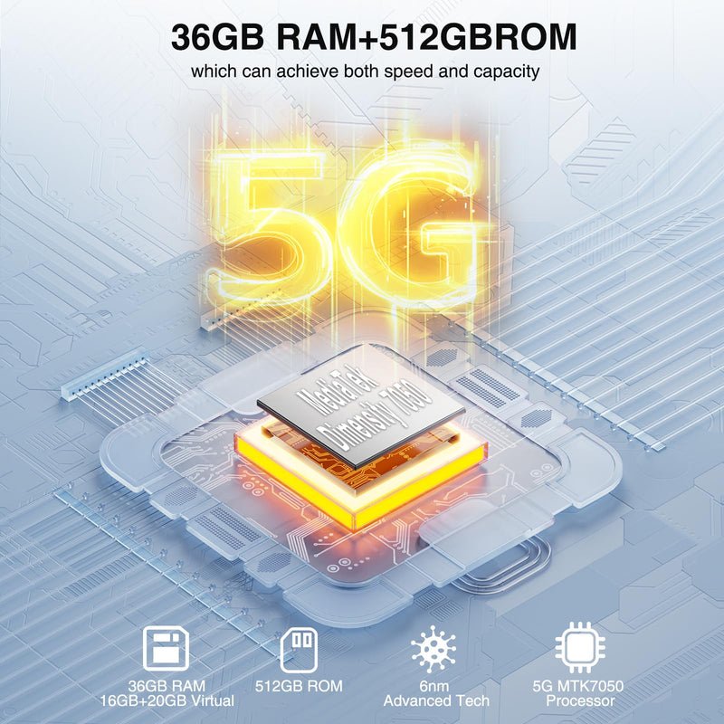 DOOGEE V MAX Plus(2024) 5G Rugged Smartphone,22000mAh 36GB+512GB,200MP+32MP+20MP Night Vision Rugged Cell Phone,Android 14 Rugged Phone,6.58" FHD+120Hz IPS Screen,IP68/IP69K Waterproof Phone,NFC/OTG