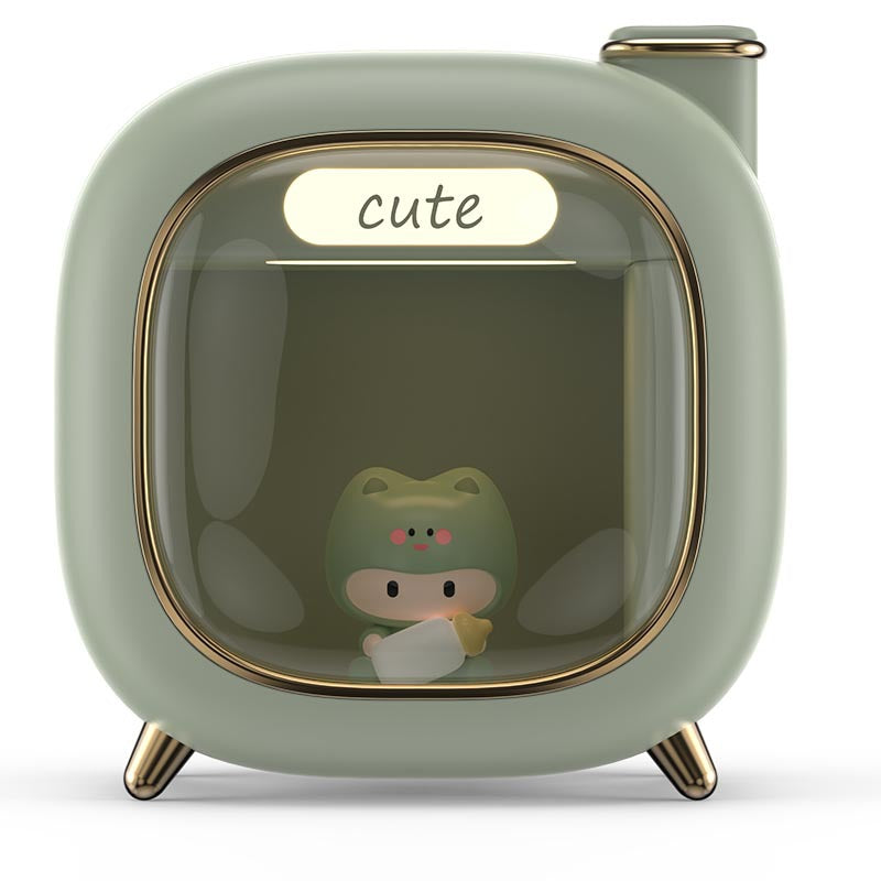 Novo bonito animal de estimação umidificador ar desktop casa quarto novo grande volume nevoeiro bonito espaço cápsula duplo spray umidificador